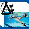 Latex Tubing Swimming Exerciser With Belt Or Paddle Or Chute For Breststroke, Kick Trainer And More