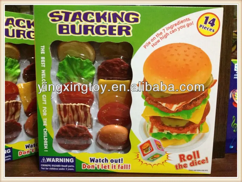 hamburger toy set
