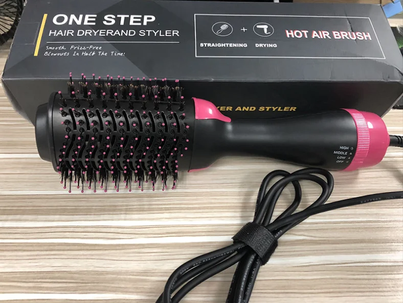 hair dryer with round brush attachment