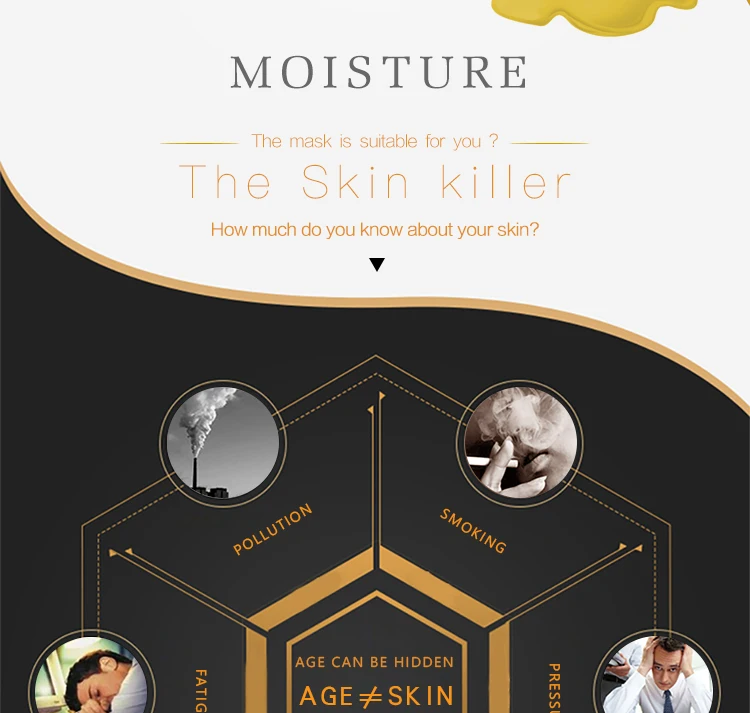 Led korea butterfly gold big facial mask