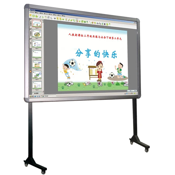 Cheap Interactive Whiteboard On Wheels For School Supply 