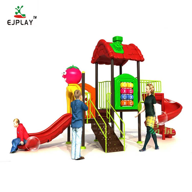 Mini Size Colorful Slide Set Outdoor Children Playgruond For Sale
