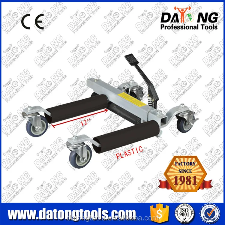12" Car Dolly Hydraulic Position Jack 1500 Lb Go Jack Car Wheel Dollies