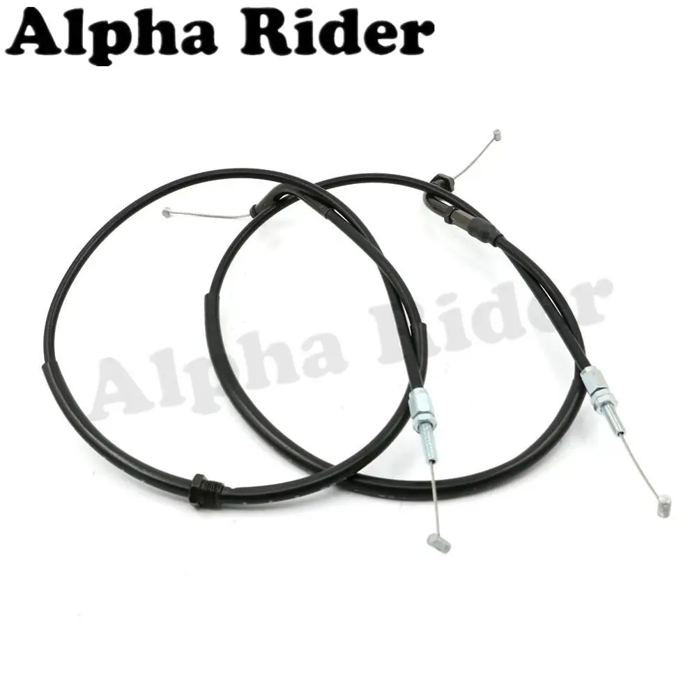 Artudatech 1 Pair Throttle Cable Motorcycle Throttle Cables for H-O-N-D-A CB400SF Superfour NC31 CB400 1992-1998 Black