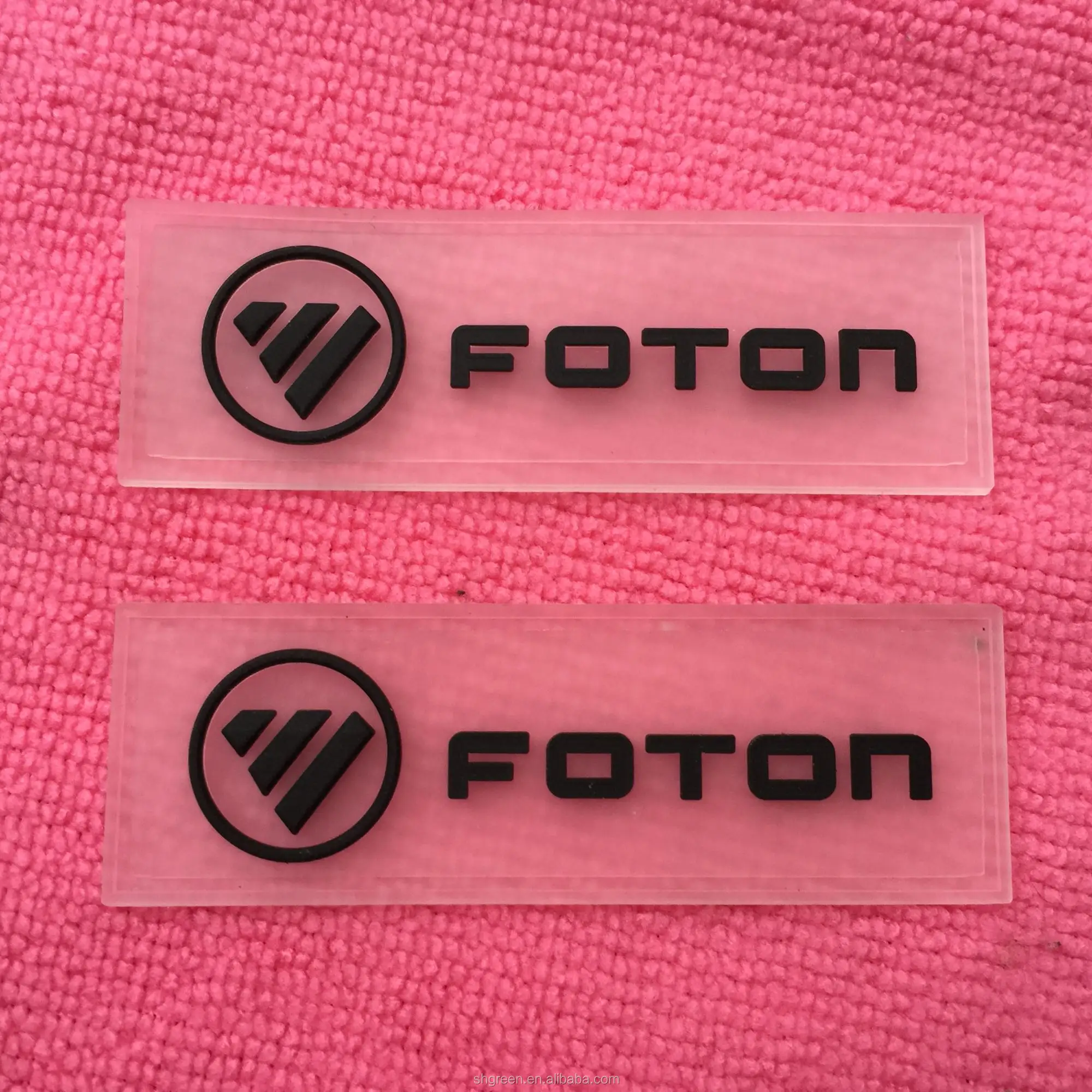 Transparent Rubber Label,Clear Pvc Rubber Patch With Embossed Logo