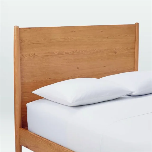 Chinese Bed Room Furniture Bedroom Set Solid Wood Cheap Wood Bed Natural Wood Bed