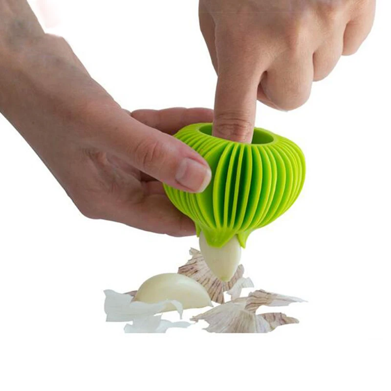 Ecofriendly Wholesale Cheap Silicone Garlic Peeler,Garlic Press And