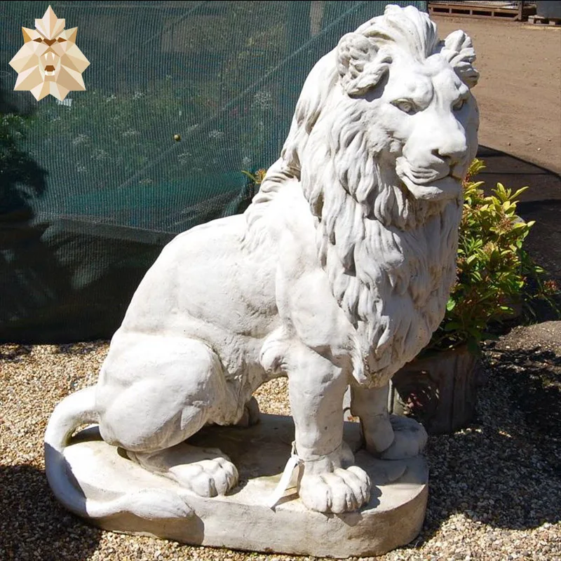 Marble Lion Life Size Stone Antique Marble Lion Statue For Sale Ntbm