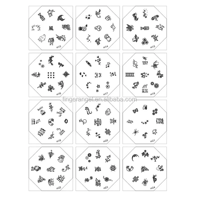 nail stamp stamping plate