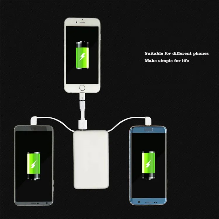Dual Builtin Cables Mobile 5000mah Power Bank,Phone Power Supply Buy 5000mah Power Bank,Phone
