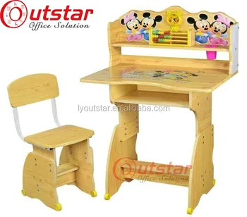 Kindergarten Furniture Kids Writing Table And Chair Kids