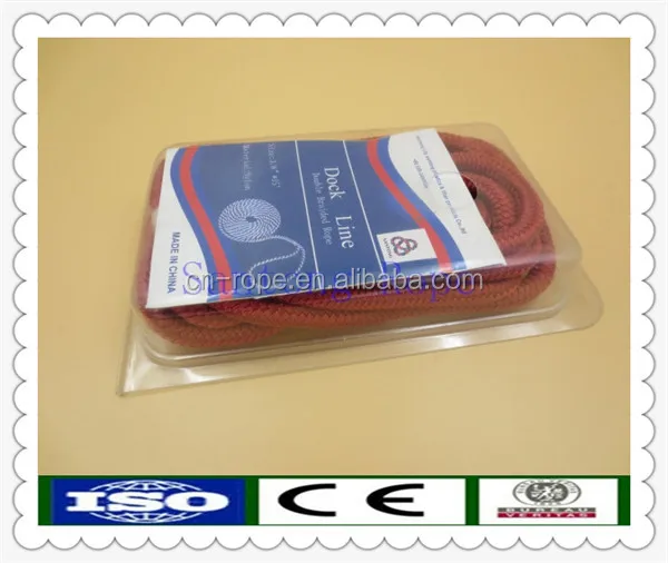 High quality customized package and size polyester/ nylon double braided dock line marine rope for sailboat, yacht, etc
