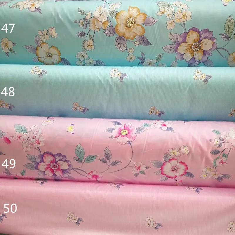 Wholesale 63 Inch Width 100 Cotton Printed Twill Bed Sheet Fabric