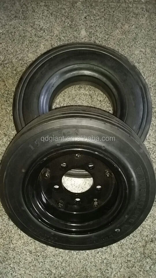 4.00-8 tubeless high quality solid rubber wheel