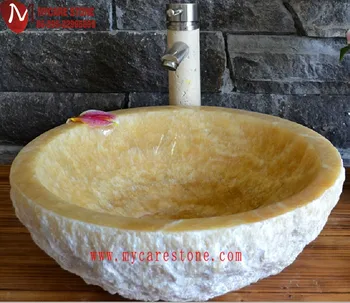 Stone Bathroom Bowl Sink Rough Stone Honey Onyx Bowl Sink Buy Honey Onyx Bowl Sink Rough Stone Bathroom Sink Stone Bathroom Bowl Sink Product On