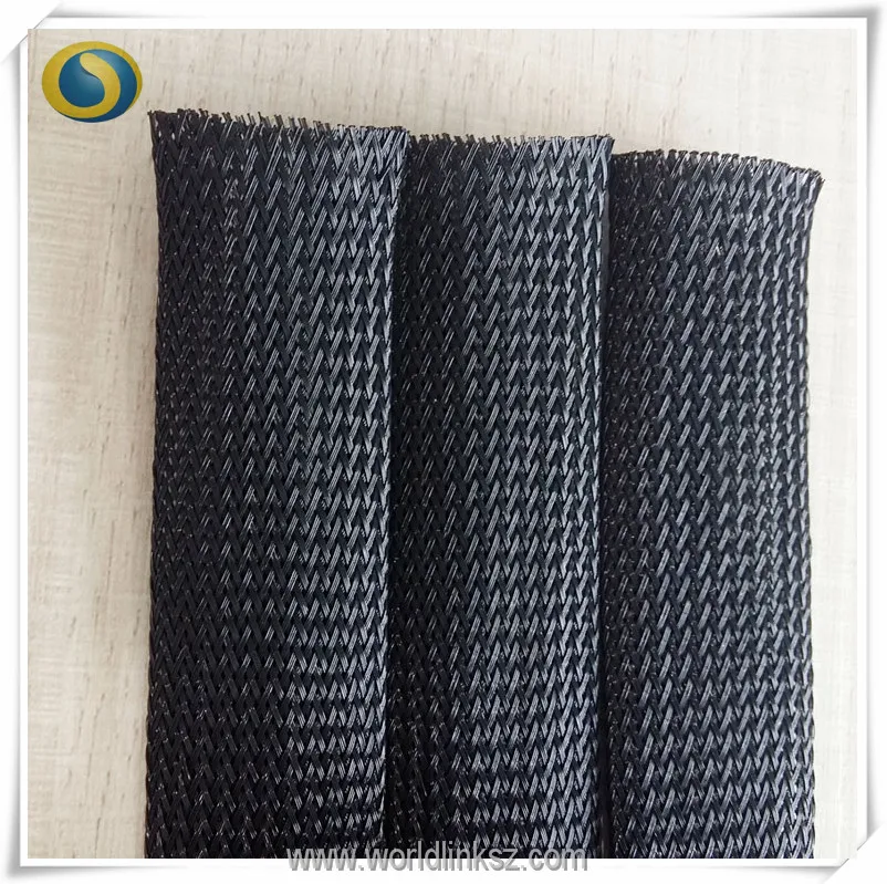 Best Price Flexible Pet Expandable Braided Mesh Tube For Wire Harness