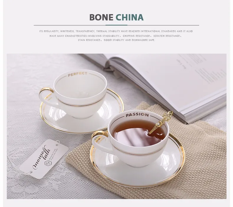 Wholesale 200ml Elegent Unique Design Afternoon Tea Cup Sets For Sale