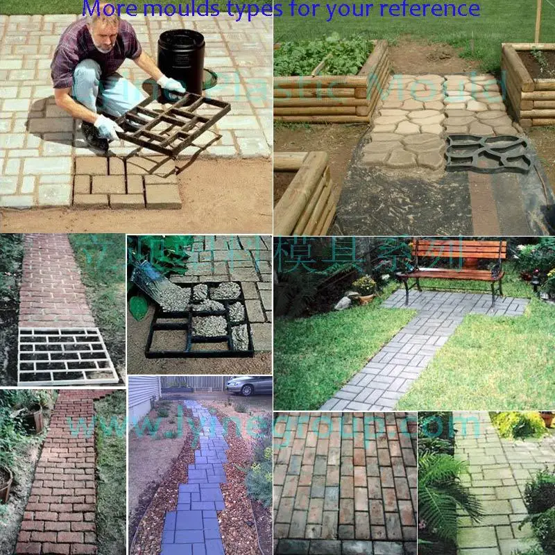 Driveway Paving Brick Patio Concrete Slabs Path Pathmate Garden Walk Mould Make 