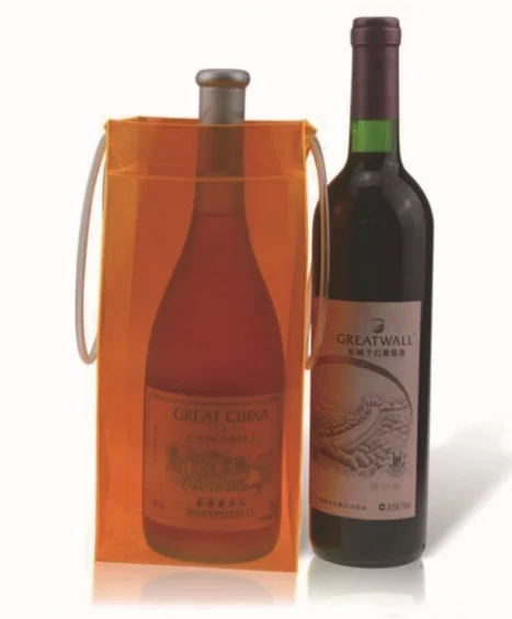 plastic wine ice bags