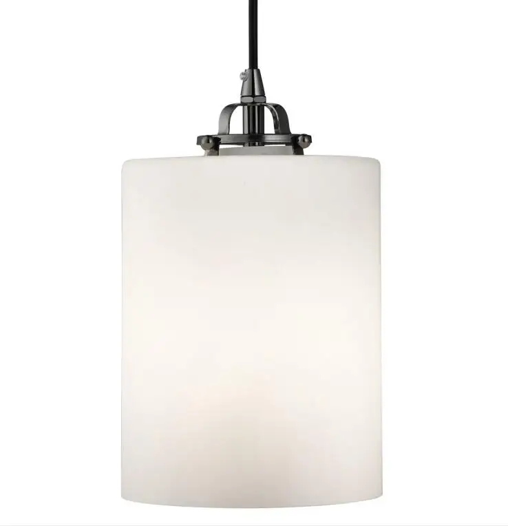 Opal White Cylinder Glass Shade Replacement Frosted Matt Tube Glass