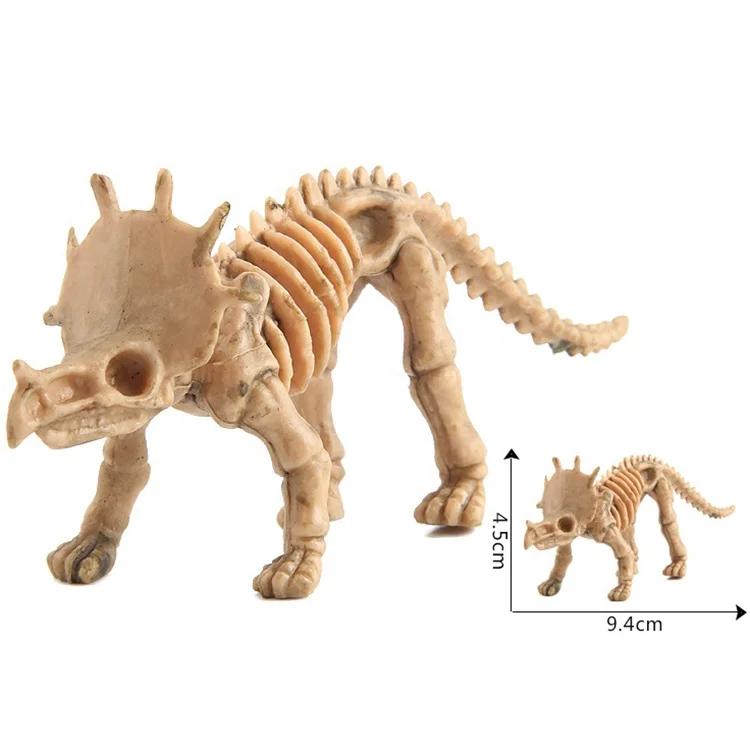 dinosaur skeleton figurine