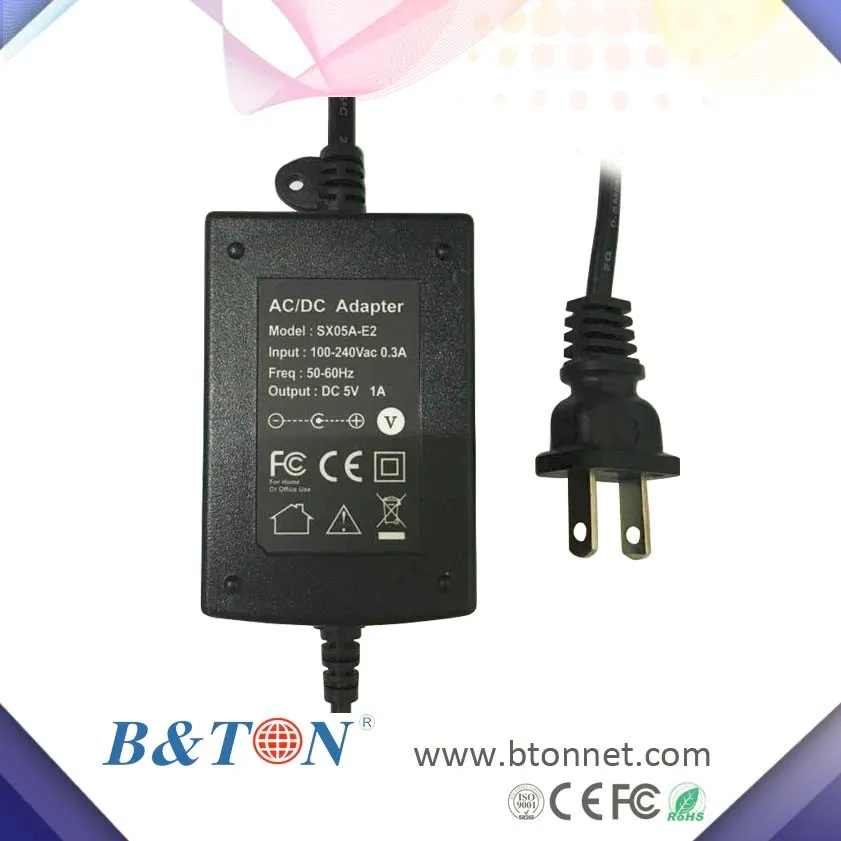Free sample 5V1A double cable ac dc power adapter, View power 