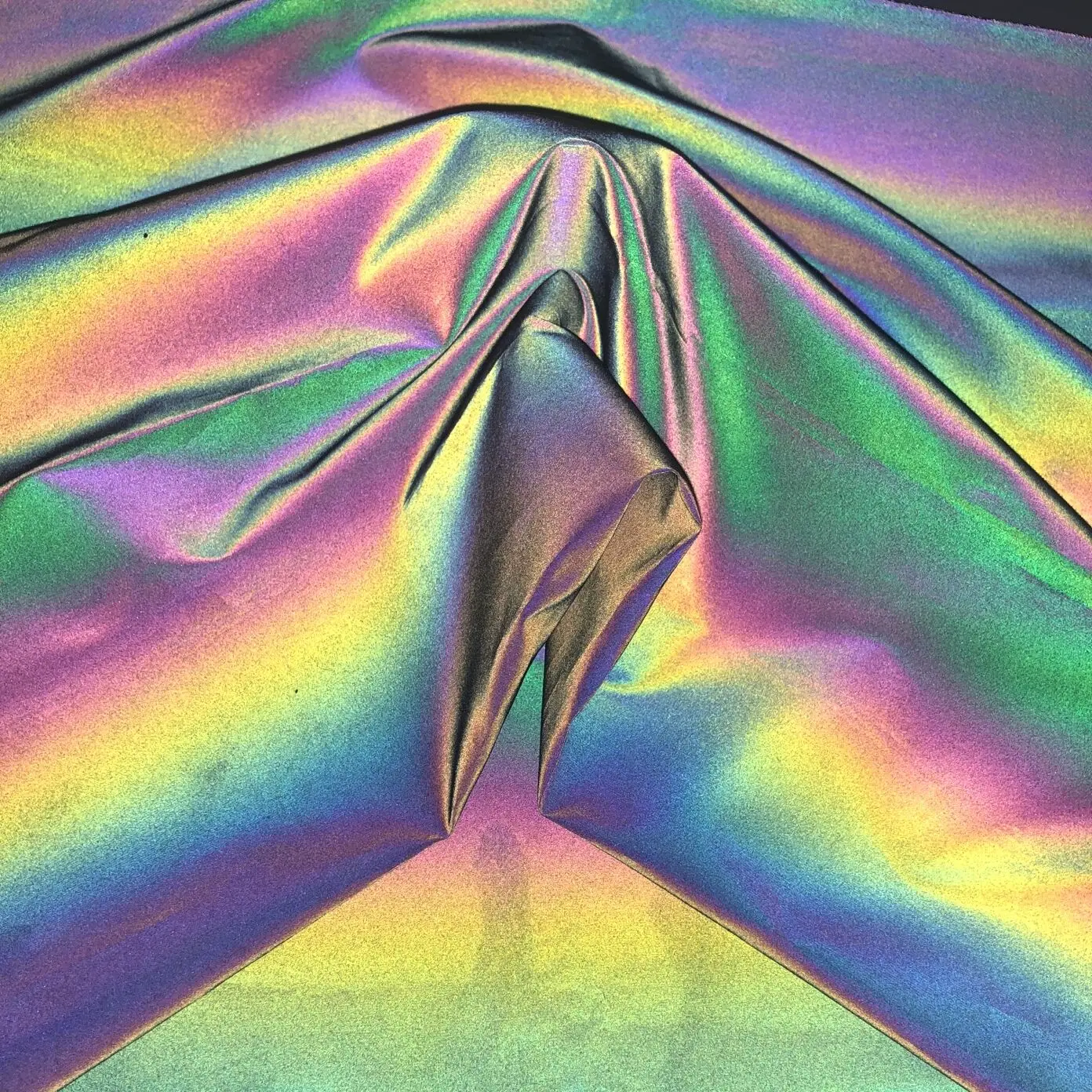 Aurora Iridescence- Light Reflective Fabric For Making Clothes - Buy ...
