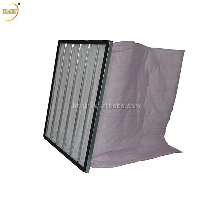 Ahu Polyester Bag Air Filter For Hvac System Buy 0.5 Micron Polyester