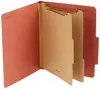 File Folder with Fasteners, 2 Dividers Letter Size