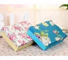 Pink and Blue Flower Pattern Square Gift Printed Logo Packaging Boxes