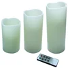 Programable Changing Colors LED Flameless Flickering Light Candle Candles With Remote Timer 3 Pcs Set