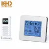 KH-WL011 RF Wireless Weather Station with LCD Backlight Indoor Outdoor Temperature Humidity Barometer Digital RCC Alarm Clock