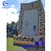 Hot Amusement Backyard Rock Climbing Wall Camouflage Inflatable Mountain Climbing Walls