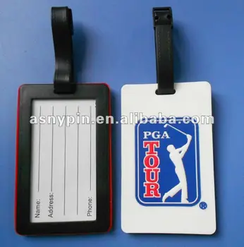 Rubber Pvc Golf Name Tag Golf Id Bag Tag For Competition Gifts - Buy ...