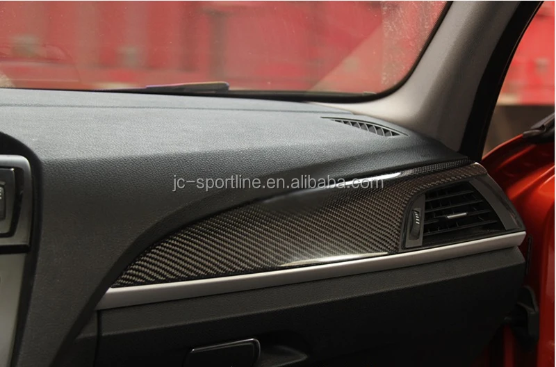 6pcs/set Carbon Fiber Interior Trims For Bmw E82 E87 1series F22 2