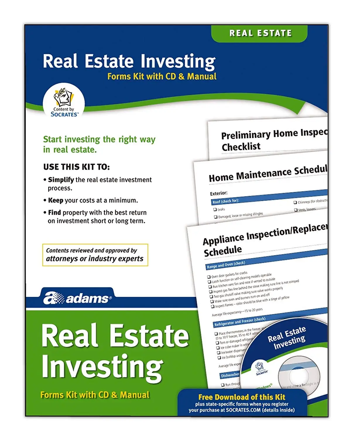Buy Adams Real Estate Legal Forms Kit Forms And Instructions PK418 