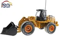 Large RC Bulldozer 6 CH High simulation 4 rubber wheel Huge engineer truck remote control engineer