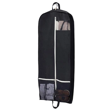 garment bag with shoe pocket