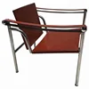 Le Corbusier LC1 Leather Basculant Sling Lounge Dining Chair
