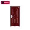 Hot sale commercial exterior 34 inch 8ft steel security doors steel clad exterior doors