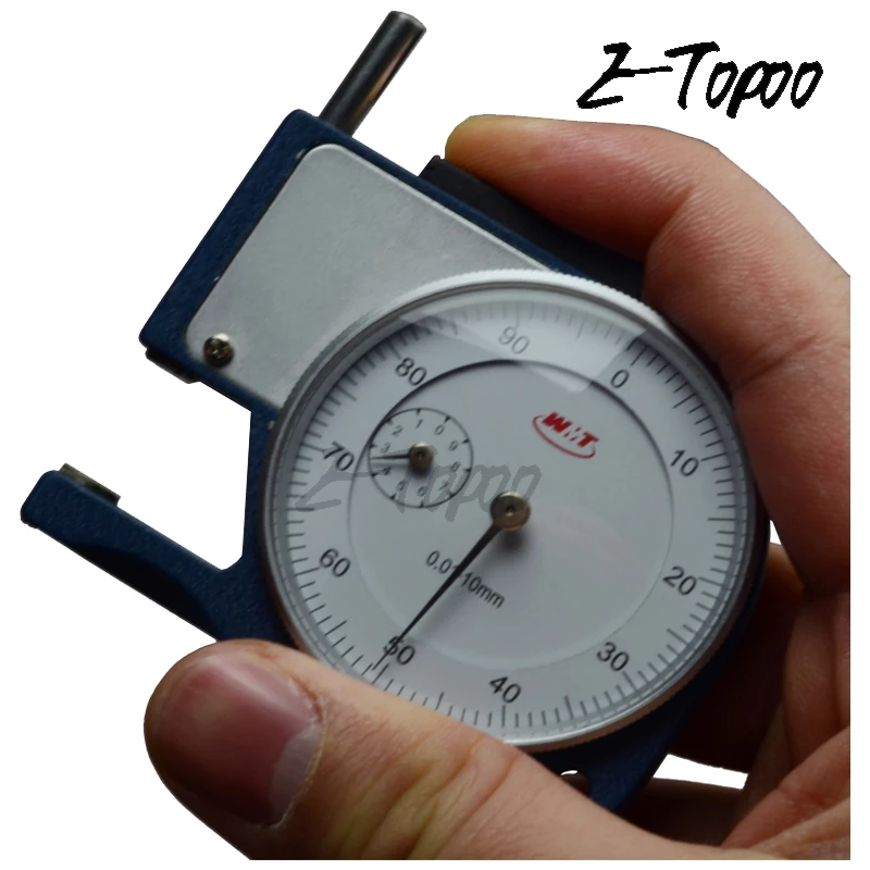 010mm*0.01mm Dial Thickness Gauge Mini Pocket Thickness Tester Meter
