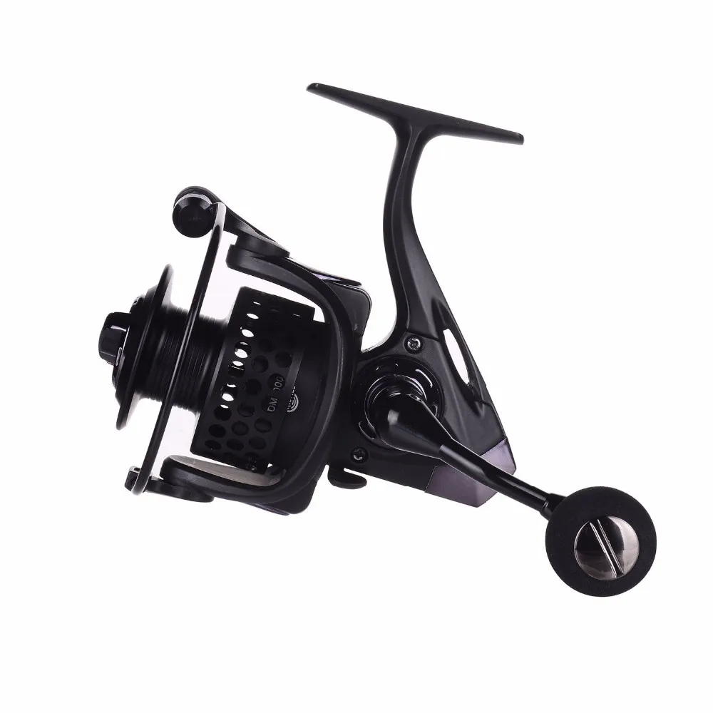 DM Series Full Metal Saltwater Spinning Reel Left Right Interchangeable CNC Handle 13+1BB Powerful Baking Finish Body