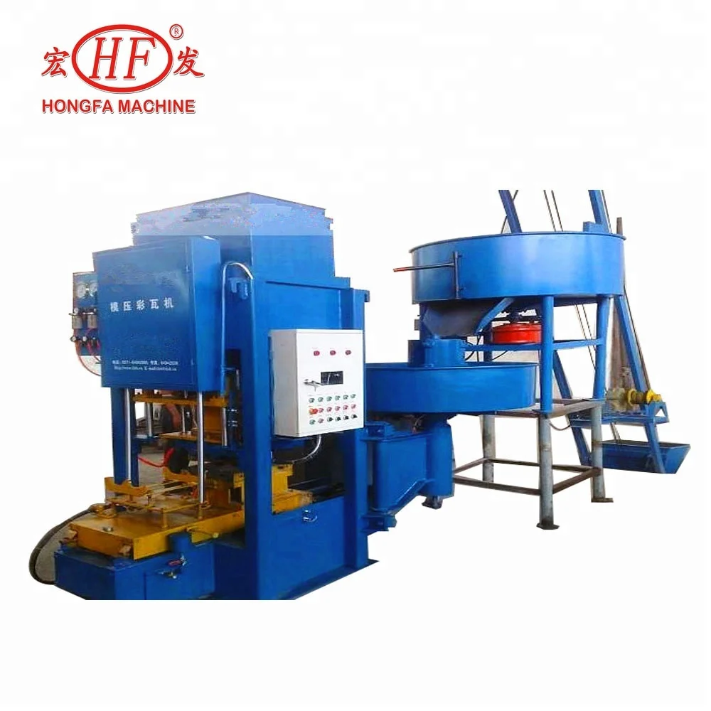 Roof Tile Making Machine Concrete Roof Tile Machine Pressing Filtrating