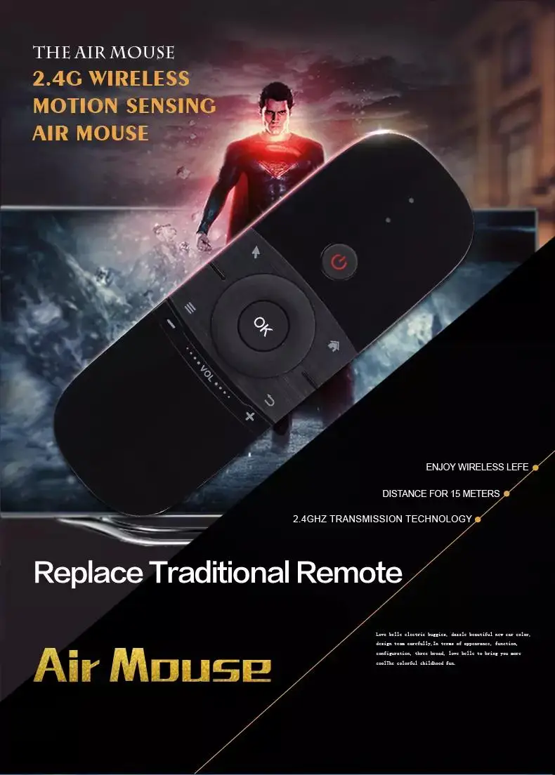 Air Fly Mouse W1 wireless Mini Keyboard