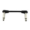 90 degree angle 6.35mm mini bass effect leads wire cord guitar pedals effects patch cable