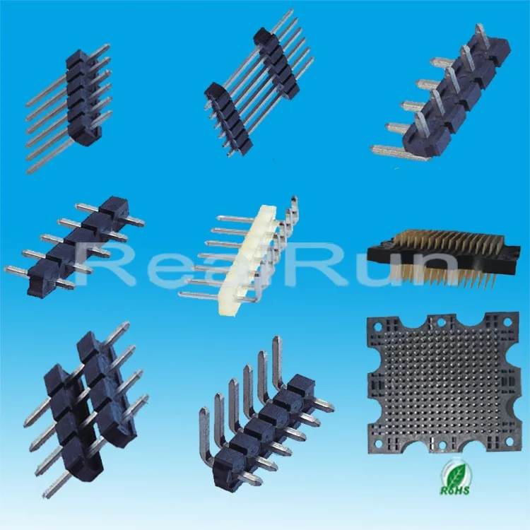 0.80 /1.00 /1.27 /2.00 /2.54 /3.96 /5.08mm Pitch Smt/straight /right Angle /u Type Pin Header