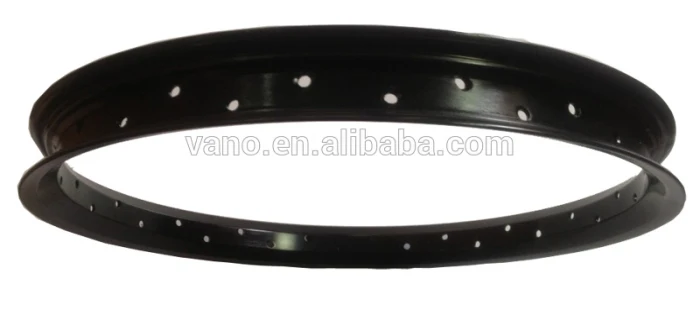 36 Spoke Black 19 Inch Aluminum Alloy Steel Motorcycle Wheel Rim