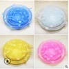 flexible sealed silicone stretch lids food cover lid set
