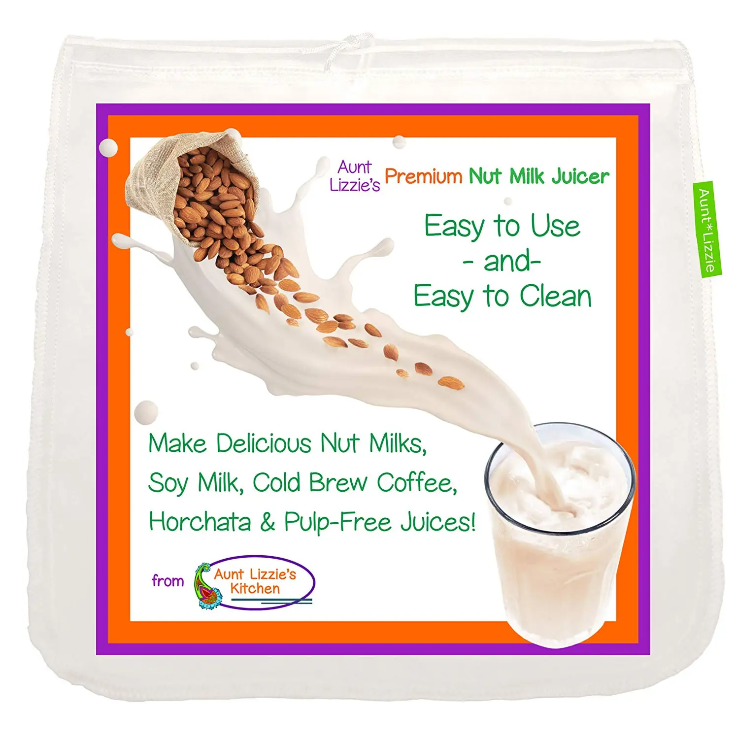 Almond Milk For Coffee Find Deals On Get Quotations Pro Quality Almond Milk Bag Large Free Standing Nut