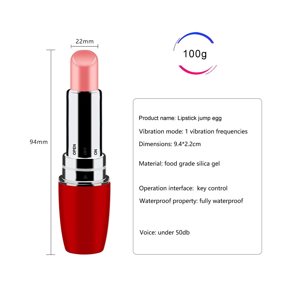 Hot Selling Waterproof Adult G Spot Mini Bullet Lipstick Vibrator Sex 